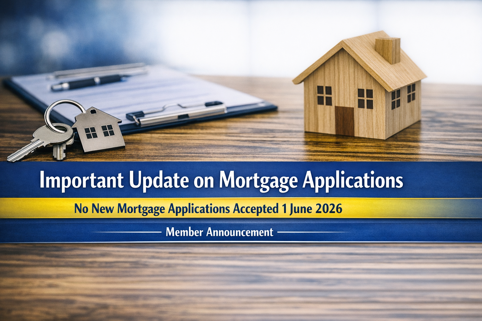 Important Update on Mortgage Applications