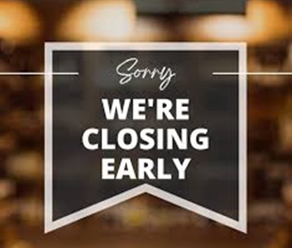Office Closed Early For Training