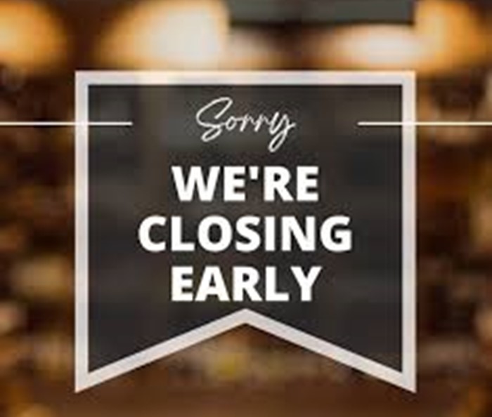 Office Closed Early For Training