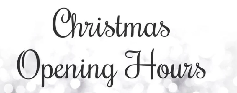 Christmas Opening Hours